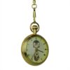 Gold Mechanical Open Dial Pocket Watch AU image 3