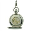 Silver Victorian Sphere Double Hunter Fob Watch AU image 4