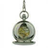 Silver Victorian Sphere Double Hunter Fob Watch AU image 5