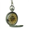 Silver Victorian Sphere Double Hunter Fob Watch AU image 6