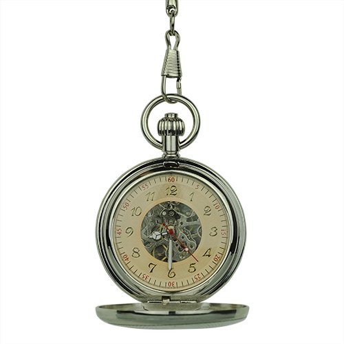 Polished Silver Double Hunter Fob Watch AU image 1 Polished Silver Double Hunter Fob Watch AU image 1