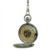 Polished Silver Double Hunter Fob Watch AU image 5