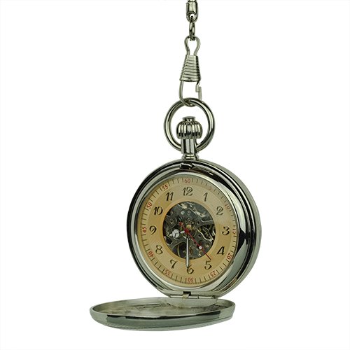 Polished Silver Double Hunter Fob Watch AU image 5 Polished Silver Double Hunter Fob Watch AU image 5