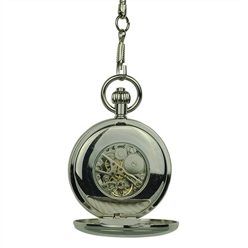 Polished Silver Double Hunter Fob Watch AU image 6 Polished Silver Double Hunter Fob Watch AU image 6