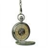 Polished Silver Double Hunter Fob Watch AU image 8