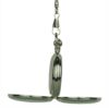 Polished Silver Double Hunter Fob Watch AU image 9