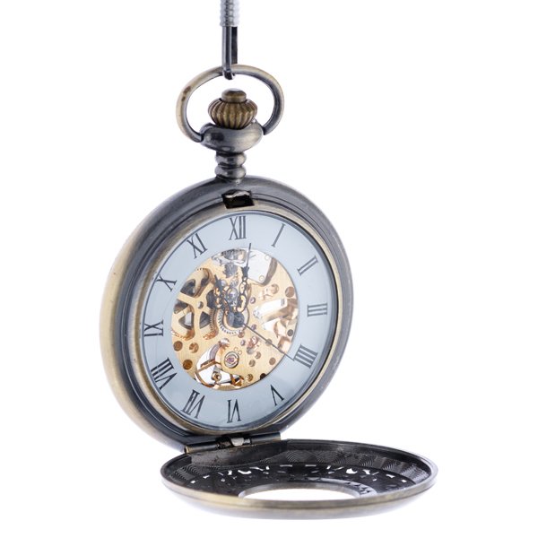 Brass Intricate Half Hunter Pocket Watch AU image 4 Brass Intricate Half Hunter Pocket Watch AU image 4