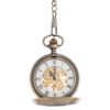 Brass Intricate Half Hunter Pocket Watch AU image 2