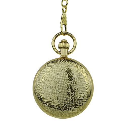 Gold Vintage Roman Numeral Hunter Pocket Watch AU image 3 Gold Vintage Roman Numeral Hunter Pocket Watch AU image 3
