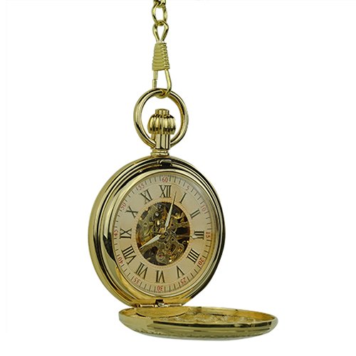 Gold Vintage Car Hunter Fob Watch AU image 2 Gold Vintage Car Hunter Fob Watch AU image 2
