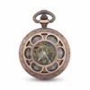 Flower Half Hunter Pocket Watch AU image 1