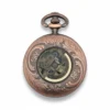 Flower Half Hunter Pocket Watch AU image 4