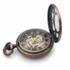 Flower Half Hunter Pocket Watch AU image 3