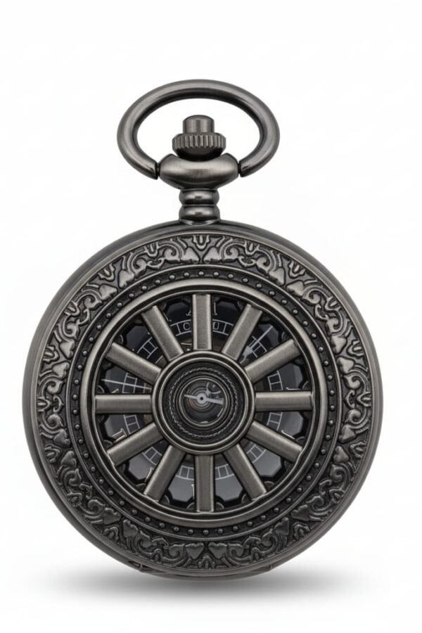 Black Vintage Tire Hunter Pocket Watch AU image 1 Black Vintage Tire Hunter Pocket Watch AU image 1