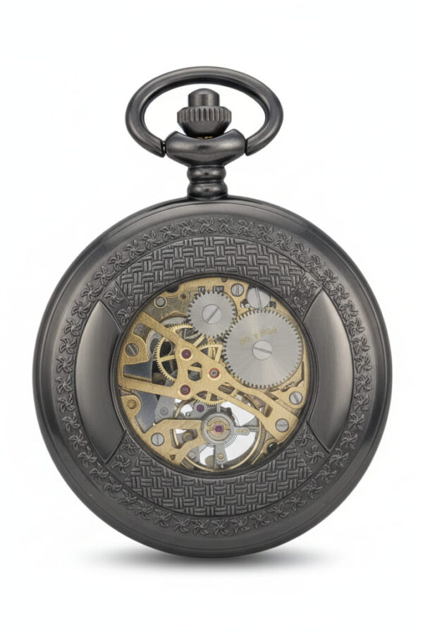 Black Vintage Tire Hunter Pocket Watch AU image 4 Black Vintage Tire Hunter Pocket Watch AU image 4
