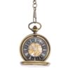 Orange And White Flower Burst Hunter Pocket Watch AU image 2