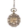 Brass Rose Petal Half Hunter Pocket Watch AU image 1