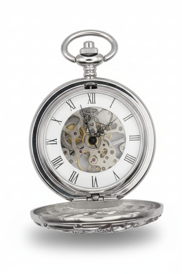Silver Dragon Hunter Pocket Watch AU image 4 Silver Dragon Hunter Pocket Watch AU image 4