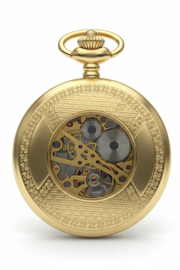 Golden Victorian Rim Hunter Pocket Watch AU image 4 Golden Victorian Rim Hunter Pocket Watch AU image 4