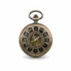 Brass Dial Half Hunter Fob Watch AU image 1