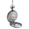 Geometric Flower Half Hunter Pocket Watch AU image 4