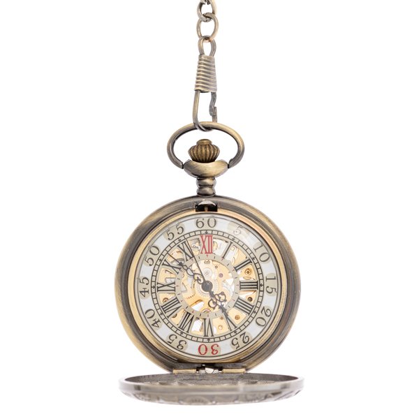 Geometric Flower Half Hunter Pocket Watch AU image 2 Geometric Flower Half Hunter Pocket Watch AU image 2