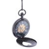 Dark Metal Valentine Half Hunter Pocket Watch AU image 4