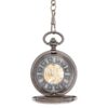 Dark Metal Valentine Half Hunter Pocket Watch AU image 2