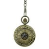 Golden Roman Numerals Half Hunter Fob Watch AU image 1