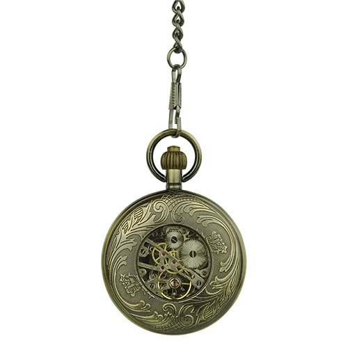 Golden Roman Numerals Half Hunter Fob Watch AU image 4 Golden Roman Numerals Half Hunter Fob Watch AU image 4
