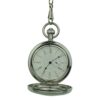 Silver Flower Hunter Pocket Watch AU image 2
