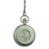 Silver Flower Hunter Pocket Watch AU image 3