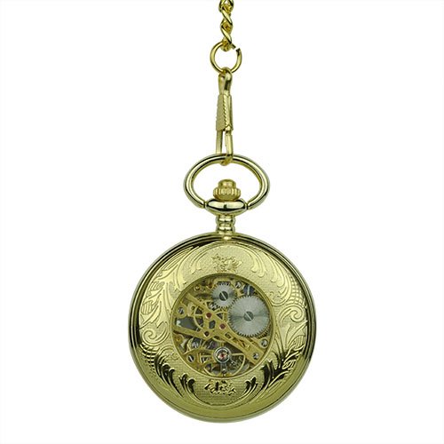 Gold Steampunk Half Hunter Pocket Watch AU image 3 Gold Steampunk Half Hunter Pocket Watch AU image 3