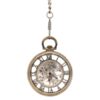 Silver And Brass Roman Numeral Pocket Watch AU image 1
