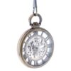 Silver And Brass Roman Numeral Pocket Watch AU image 3