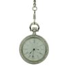 Silver Victorian Open Face Pocket Watch AU image 1