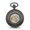 Black Flower Hunter Pocket Watch AU image 4