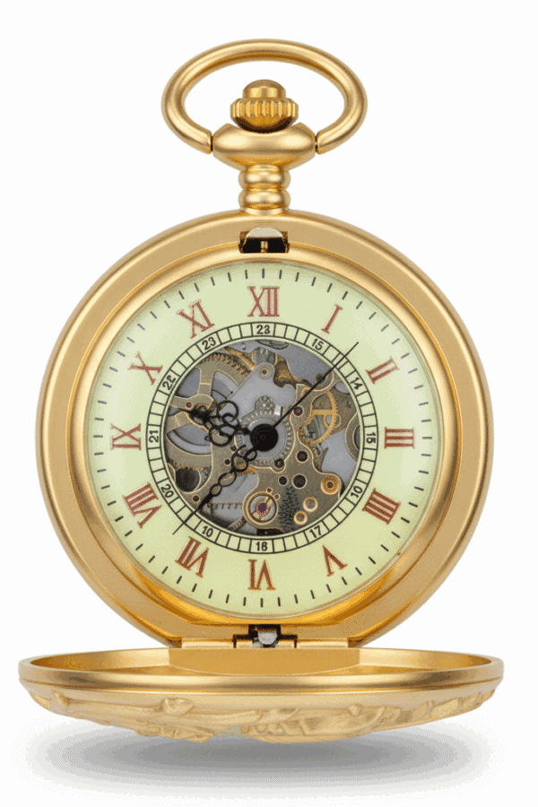 Gold Dragon Hunter Pocket Watch AU image 2 Gold Dragon Hunter Pocket Watch AU image 2