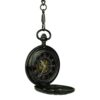 Black Snowflake Hunter Pocket Watch AU image 3