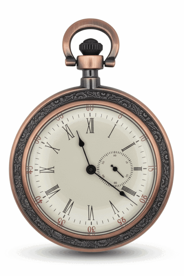 Brass Victorian Open Face Pocket Watch AU image 1 Brass Victorian Open Face Pocket Watch AU image 1