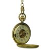 Gold Vintage French Frame Hunter Fob Watch AU image 3