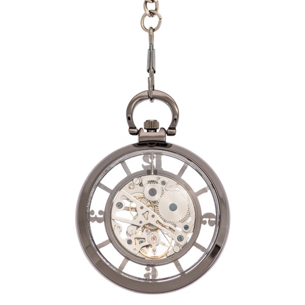 Wheeled Silver Pocket Watch | FOB & Co AU image 2 Wheeled Silver Pocket Watch | FOB & Co AU image 2