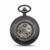 Black Flower Hunter Pocket Watch AU image 3