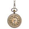 Brass Roman Numeral Inner Ring Half Hunter Pocket Watch AU image 1