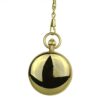 Polished Gold Roman Numeral Half Hunter Fob Watch AU image 4
