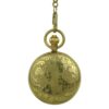 Gold Flower Hunter Pocket Watch AU image 3