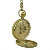 Gold Flower Hunter Pocket Watch AU image 4
