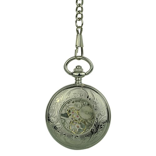 Polished Silver Dragon Hunter Fob Watch AU image 3 Polished Silver Dragon Hunter Fob Watch AU image 3