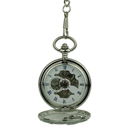 Polished Silver Dragon Hunter Fob Watch AU image 2 Polished Silver Dragon Hunter Fob Watch AU image 2