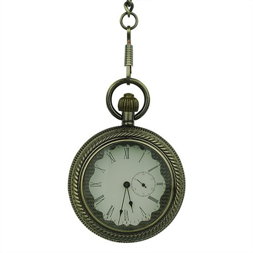Brass Rope Open Face Fob Watch AU image 1 Brass Rope Open Face Fob Watch AU image 1